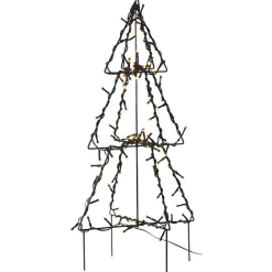 STAR TRADING LED-dekorasjon til utendørs bruk Light Tree Foldy, høyde 50 cm Sale