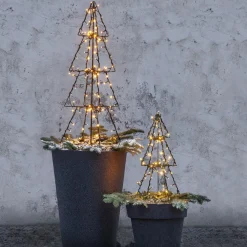 STAR TRADING LED-dekorasjon til utendørs bruk Light Tree Foldy, høyde 50 cm Sale