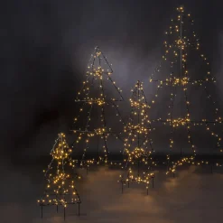 STAR TRADING LED-dekorasjon til utendørs bruk Light Tree Foldy, høyde 50 cm Sale