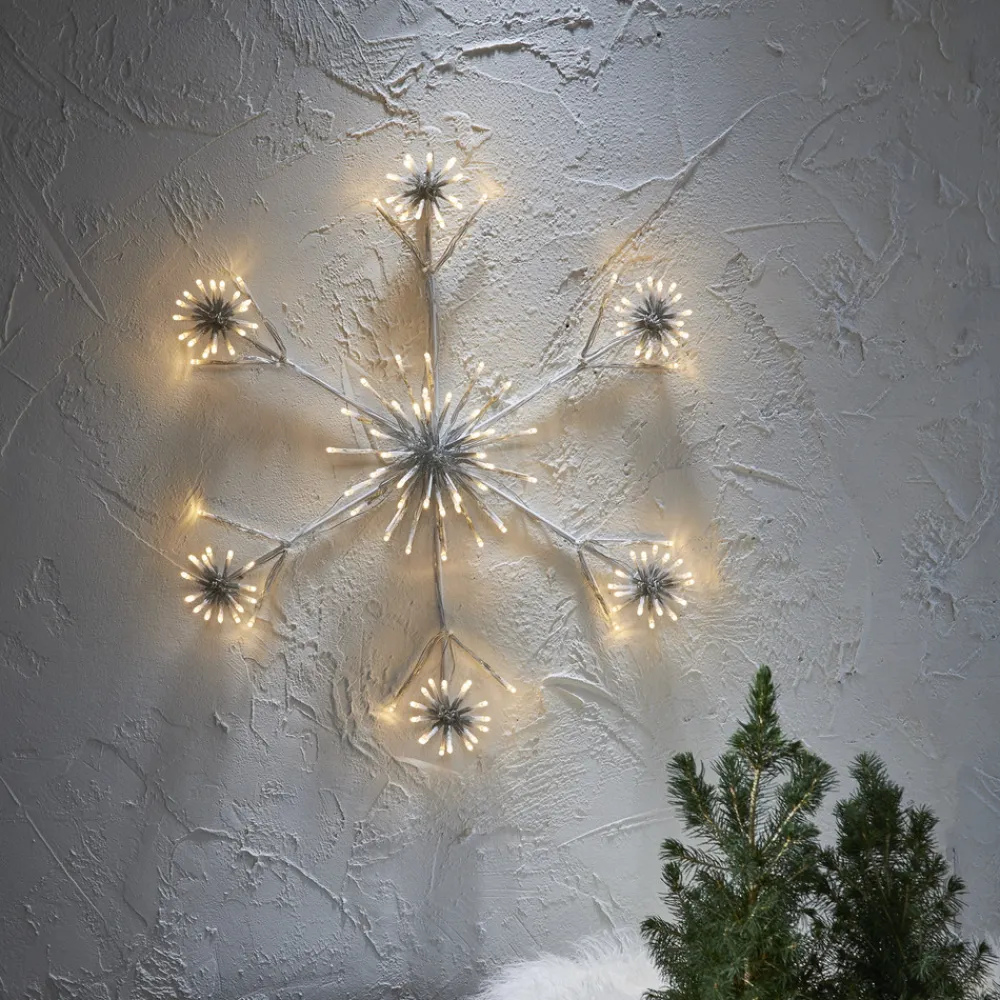 STAR TRADING LED-dekorasjonsbelysning Flower Snowflake Ø 60 cm Hot