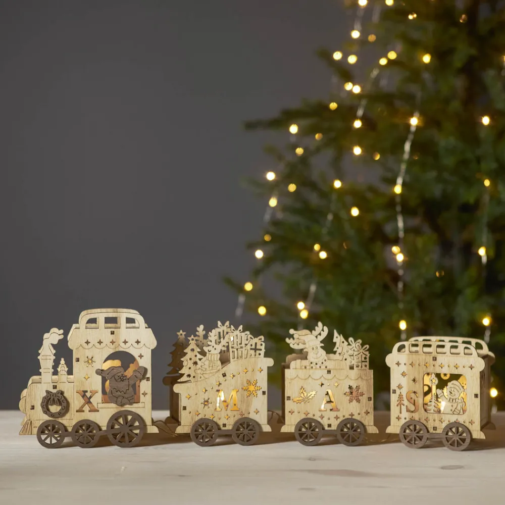 STAR TRADING LED-dekorasjonsbelysning Yuletide som juletog