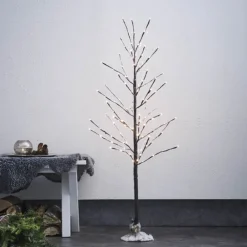 STAR TRADING LED-dekorasjonstre Tobby Tree IP44 brun høyde 120 cm Discount