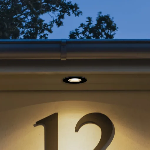 Konstsmide LED-downlight 7875 tak utendørs, svart| Taklamper Utendørs