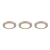 Trio Lighting LED-downlight Argus RGBW fjernkontroll 3er krom| Downlights