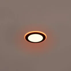 Trio Lighting LED-downlight Argus RGBW fjernkontroll Ø8cm svart| Downlights