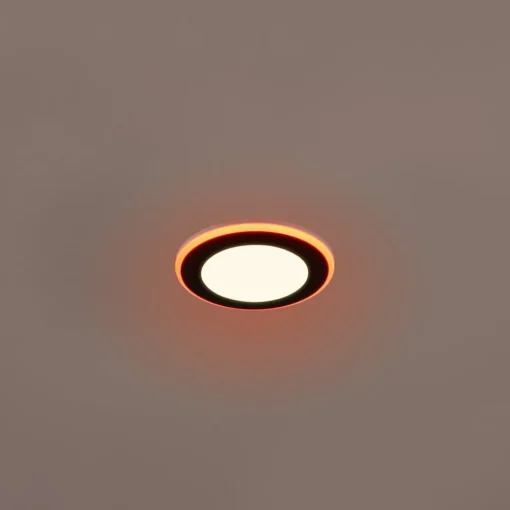 Trio Lighting LED-downlight Argus RGBW fjernkontroll Ø8cm svart| Downlights
