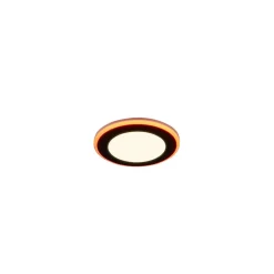 Trio Lighting LED-downlight Argus RGBW fjernkontroll Ø8cm svart| Downlights