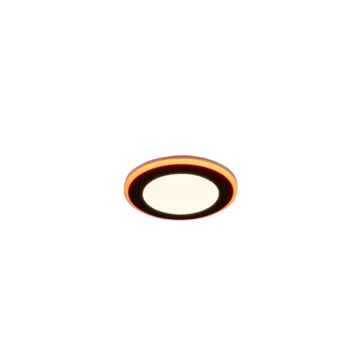 Trio Lighting LED-downlight Argus RGBW fjernkontroll Ø8cm svart| Downlights