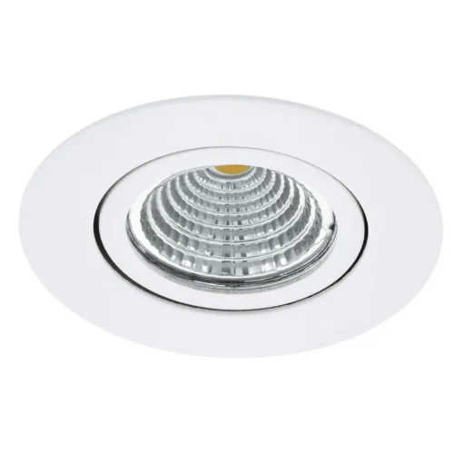 EGLO LED-downlight Saliceto rund fleksibel 4 000K hvit Sale