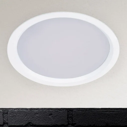 ORION LED-downlight Spock dimbar Ø 17 cm hvit Hot