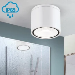 ORION LED-downlight Sputnik IP65 Ø 14,5 cm hvit Sale