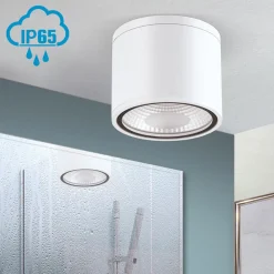 ORION LED-downlight Sputnik IP65 Ø 14,5 cm hvit Sale