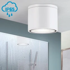 ORION LED-downlight Sputnik IP65 Ø 14,5 cm hvit Sale