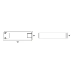 Deko-Light LED-driver Basic, CC, V8-40-1050mA/40V Clearance