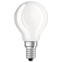 OSRAM LED-dråpepære E14 4 W 827 matt 2 stk Best