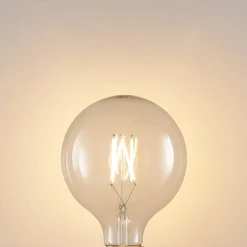 Arcchio LED-filament E27 8W 2 700 K G125 globe klar 3 stk Outlet