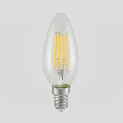 Arcchio LED-filamentpære E14 4W 827 3-trinns dimmer 2 stk| E14 Pærer|Dimbar Led-Pære