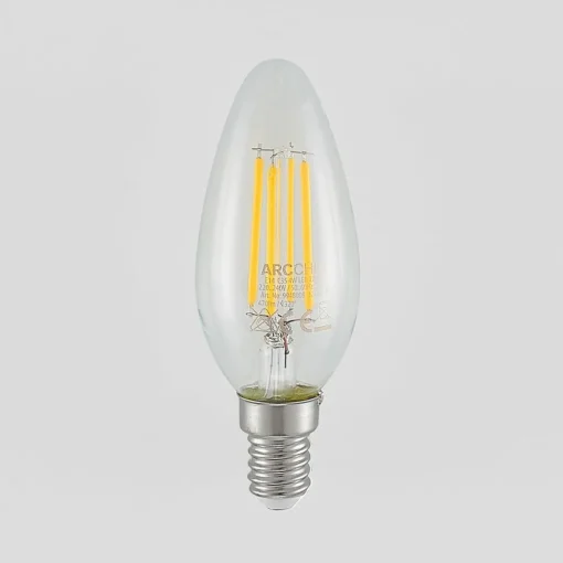 Arcchio LED-filamentpære E14 4W 827 3-trinns dimmer 2 stk| E14 Pærer|Dimbar Led-Pære
