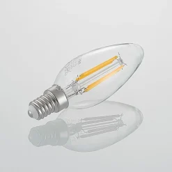 Arcchio LED-filamentpære E14 4W 827 3-trinns dimmer 2 stk| E14 Pærer|Dimbar Led-Pære
