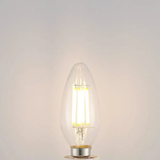 Arcchio LED-filamentpære E14 4W 827 3-trinns dimmer 2 stk| E14 Pærer|Dimbar Led-Pære