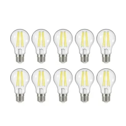 Arcchio LED-filamentpære E27 5W, 2 700 K 1060 lumen 10stk| E27 Pærer|Filament Pærer