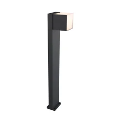 LUTEC LED-gatelampe Cuba, 1 lyskilde, antrasitt, 3 000 K| Gatebelysning, Pullert Belysning