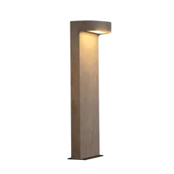 Zambelis LED-gatelampe E383, 1 lyskilde, betong, høyde 70 cm| Gatebelysning, Pullert Belysning