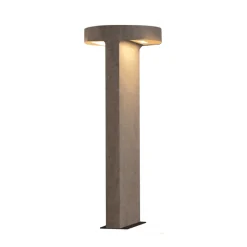 Zambelis LED-gatelampe E384, 2 lyskilder, betong, høyde 70 cm| Gatebelysning, Pullert Belysning