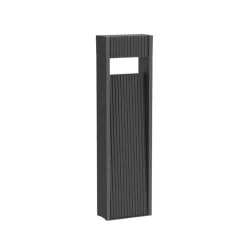 Zambelis LED-gatelampe E368, grafittfarget, aluminium, høyde 60 cm Clearance