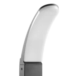 EGLO LED-gatelampe Fiumicino i buet form| Gatebelysning, Pullert Belysning