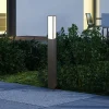 Trio Lighting LED-gatelampe Fuerte, antrasitt, aluminium, IP54| Kommersiell Utebelysning|Gatebelysning, Pullert Belysning
