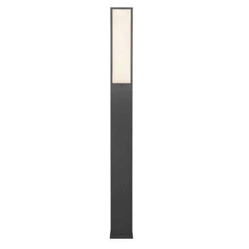 Trio Lighting LED-gatelampe Fuerte, antrasitt, aluminium, IP54| Kommersiell Utebelysning|Gatebelysning, Pullert Belysning