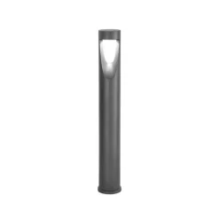 Fabas Luce LED-gatelampe Teo, 80 cm høy, svart, metall, IP65