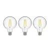 Arcchio LED-glidelampe, E27, G95, 3,8 W, 3000K, 806 lm, 3 stk| E27 Pærer|Filament Pærer