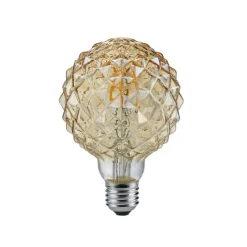 Trio Lighting LED-globepære E27 4 W 2 700 K struktur rav| E27 Pærer