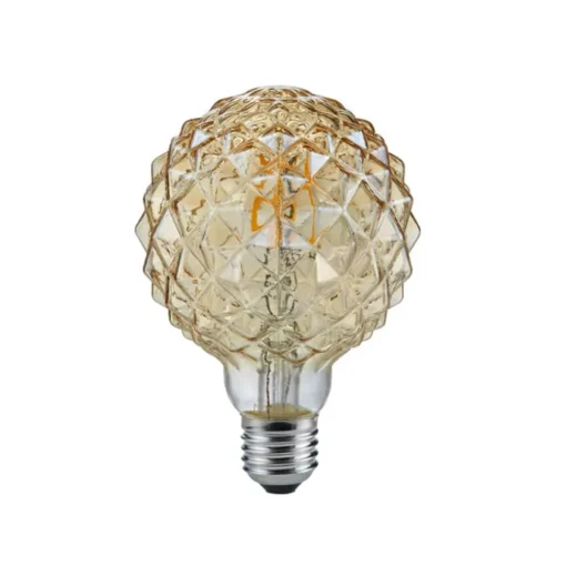 Trio Lighting LED-globepære E27 4 W 2 700 K struktur rav| E27 Pærer