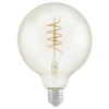 EGLO LED-globepære E27 G125 4W 2°200 K filament Online