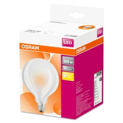 OSRAM LED-globepære G95 E27 11 W, varmhvit, 1 521 lumen Hot
