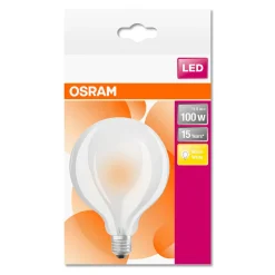 OSRAM LED-globepære G95 E27 11 W, varmhvit, 1 521 lumen Hot