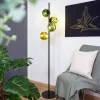 Eco-Light LED-gulvlampe Altaïr gull/grønn høyde 160 cm 4 lyskilder glass| Gulvlamper