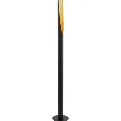 EGLO LED-gulvlampe Barbotto i svart, gull. Online