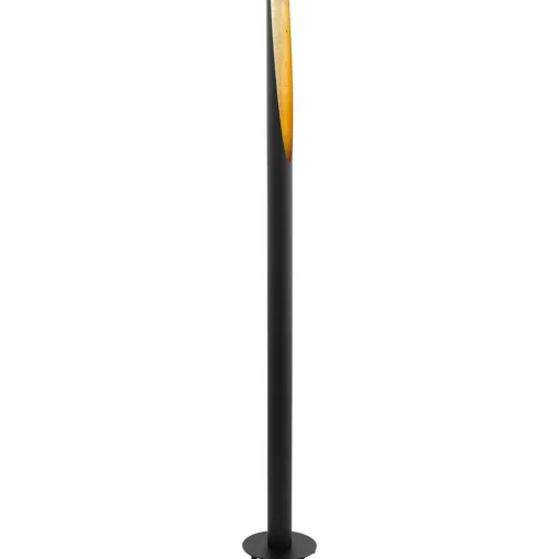 EGLO LED-gulvlampe Barbotto i svart, gull. Online