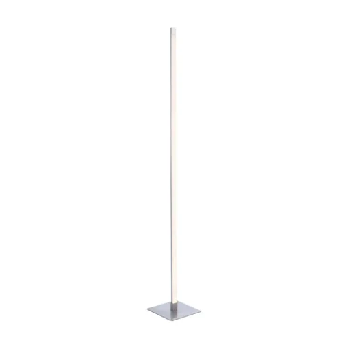 JUST LIGHT. GmbH LED-gulvlampe Bella, rett, firkantet sokkel, stål| Led-Innendørs|Gulvlamper