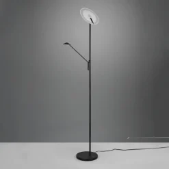Trio Lighting LED-gulvlampe Brantford leselampe svart matt Online
