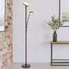 Globo LED-gulvlampe Ernst med fleksibel arm, svart| Gulvlamper