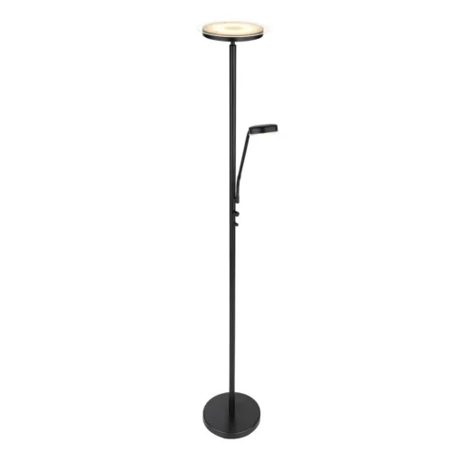 Globo LED-gulvlampe Ernst med fleksibel arm, svart| Gulvlamper