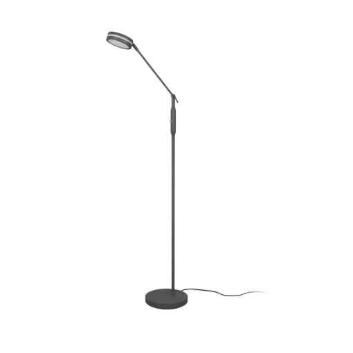 Trio Lighting LED-gulvlampe Franklin, sensordimmer, antrasitt Clearance