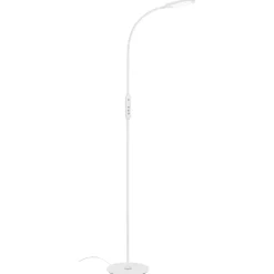 Briloner LED-gulvlampe Office Remote, fjernkontroll, hvit Clearance