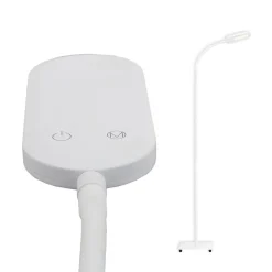 Briloner LED-gulvlampe Office Step, hvit, dimbar, CCT Best