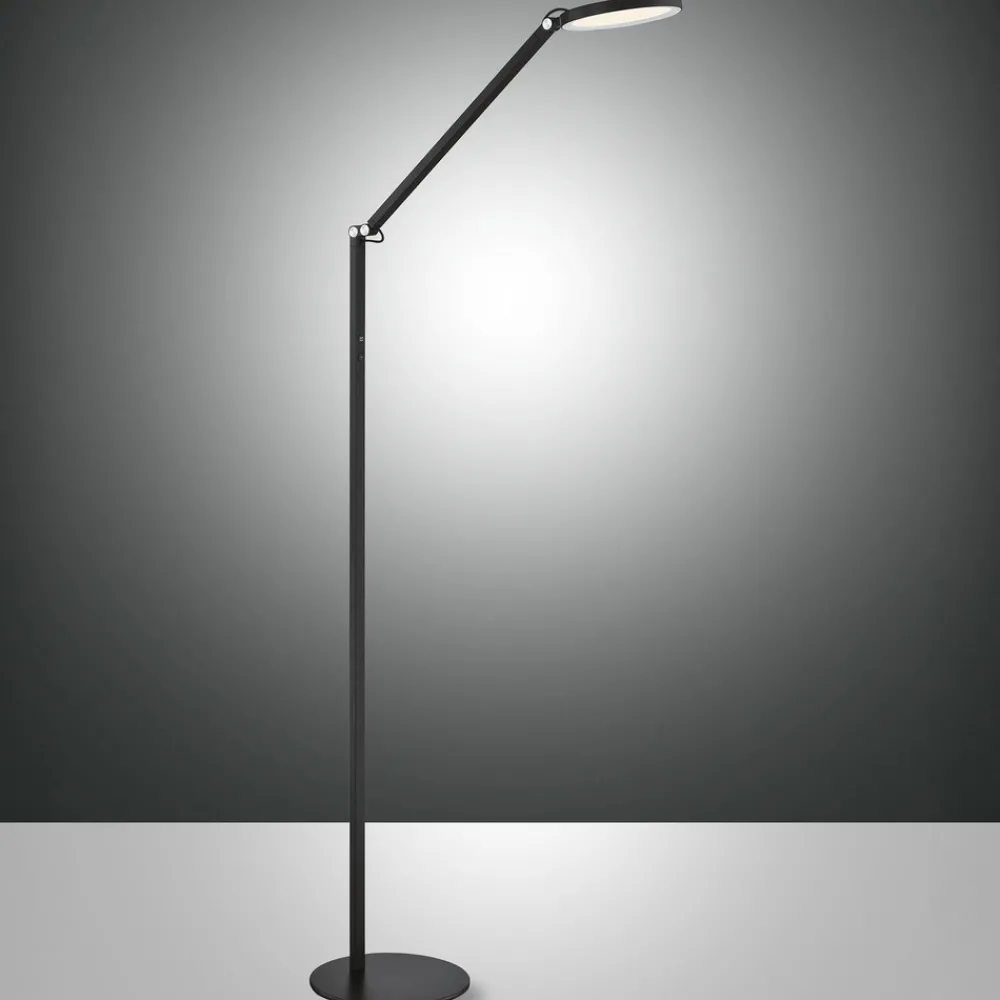 Fabas Luce LED-gulvlampe Regina, 1 lyskilde, svart Online